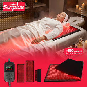 Tapete de Terapia com Luz Vermelha Personalizado 850Nm 660Nm Luz Vermelha e Luz Infravermelha Próxima Fabricante de Colchão para Dormir - Product Image 1