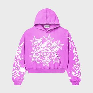 Top Quality Clothing Hoodies Men Manufacturers Custom Streetwear Tracksuits <b>Oversized</b> <b>Long</b> Sleeve Custom Puff Printing <b>Hoodie</b> - Product Image 5