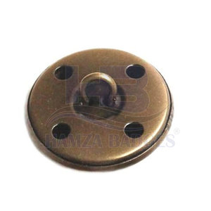 High Quality <b>Brushed</b> Steel Buttons Custom Logo for Elegant Uniform Styling Eco-Friendly Business Attire Uniforms (OEM Service) - Product Image 6