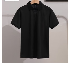 Polo personalizado OEM para hombre, camiseta de manga corta con solapa fina de verano para hombre, Polo de media manga informal holgado de moda de estilo coreano - Product Image 1