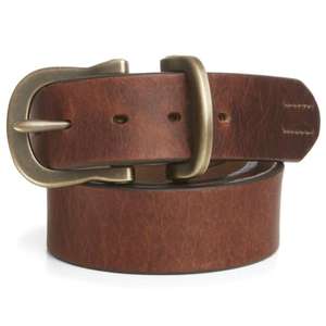 Eco Friendly Custom Length Cow Hide Leather <b>Belts</b> OEM ODM Customized High Durability Steel Buckle Skull Design <b>Men's</b> Fashion - Product Image 3