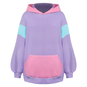 Custom Polyester/Cotton Fleece <b>Acid</b> Wash Oversized <b>Dropped</b> Shoulder Pullover Hoodies Autumn Breathable High Quality New Fashion - Product Image 1