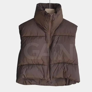 Chaleco Puffer personalizado de alta calidad al por mayor chaleco Puffer impermeable ligero al aire libre en MOQ bajo - Product Image 1