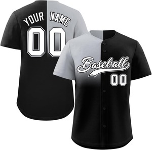 Jersey de béisbol de malla transpirable con impresión por sublimación de contraste de color vibrante de secado rápido para jóvenes/adultos OEM directo de fábrica - Product Image 5