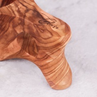 Tasse Kuksa en bois d'olivier artisanale de style nordique créatif, tasses de camping personnalisées, vaisselle unique