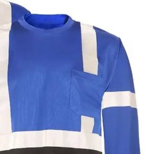 Cheap rate <b>Men</b> Safety Shirt Breathable Custom Made Hot Sale Comfortable Top Trend Active Wear <b>Men</b> Safety Shirt with Best Style - Product Image 4