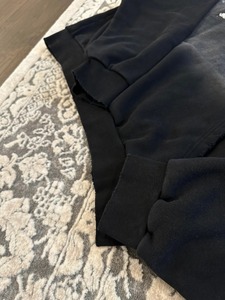 Personnalisé de haute qualité recadrée poids lourd Vintage en détresse broderie Patch unisexe 450 gsm acide lavé sweats à capuche pour hommes - Product Image 4