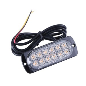 12 LED Emergency Warning <strong>Lights</strong> Amber <strong>Orange</strong> Front Flashing Strobe <strong>Light</strong> Recovery Breakdown Beacon <strong>Light</strong> Bar 12V 24V Universal - Product Image 2