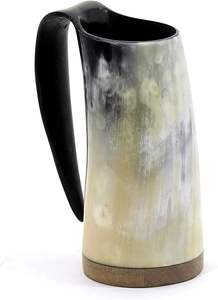 Horn Tankard La mejor calidad de buey/vaca vikingo bebiendo taza de cuerno/bebiendo 100% taza natural precio asequible por AALIYAN IMPEX - Product Image 4