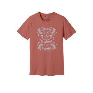 Camiseta de tela de algodón 100% con estampado de temas de fiesta 160-180 a GSM pesado 12 colores disponibles Personalice su propio diseño y colocación - Product Image 2