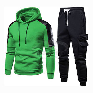 Streetwear unisexe 100% coton survêtement surdimensionné à capuche pantalon avec sérigraphie pour hommes femmes décontracté grande taille - Product Image 1