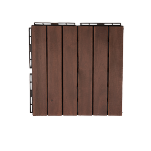 KANHOME T6A1 Azulejo de cubierta y baldosas de suelo de madera de enclavamiento resistente a la intemperie Premium para patio al aire libre - Product Image 3