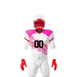 Maillot de football américain de haute qualité imprimé par sublimation d'uniforme de football américain personnalisé en gros - Product Image 4