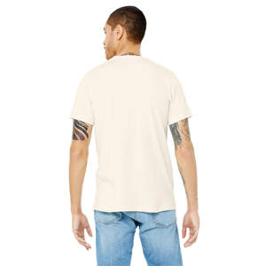 เสื้อยืด Heather Natural Unisex CVC: ผ้าฝ้ายหวีแอร์ลูม 52% โพลีเบลนด์ 48% - Product Image 3