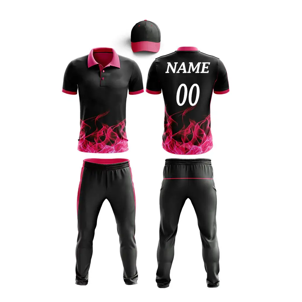 Nieuwste Ontwerp 100% Polyester Cricket Jersey En Broek Cricket Uniform Goedkope Prijs Cricket Uniform