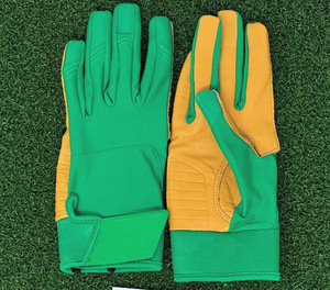 Gants de frappe de baseball professionnels unisexes en cuir de cabretta, fermeture à boucle et crochet, qualité supérieure, poignet confortable, KANDARI SPORTS - Product Image 4