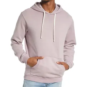 Hot Sale Plain High Quality Pink Colors Hoodie Men Wholesale Supplier Hot selling Men's Pullover Fleece Hoodie