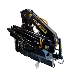 Caminhão Montado Guindaste Hidráulico Knuckle Boom Folding Crane Construção Leve 5 Ton Capacidade