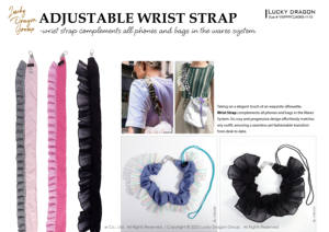 ยางมัดผมขนาดใหญ่ สายรัดข้อมือปรับได้ แฟชั่นสำหรับสาวๆ พร้อมบริการ OEM/ODM รับผลิตตามแบบ สีสันสดใส - Product Image 3