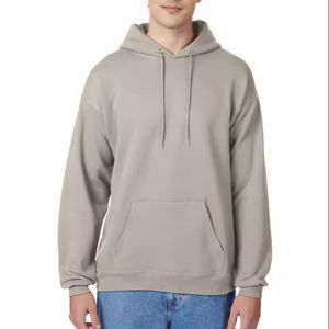 Jersey sólido de peso pesado para hombre, sudaderas con capucha OEM de algodón polar bordado, estampado personalizado, colores personalizados, Logo, ropa de calle, moda alta - Product Image 4