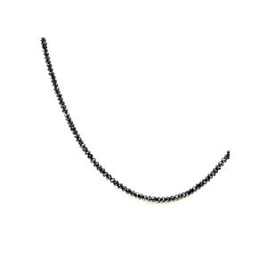Wholesale Bulk Packaging Black Diamond Beads String Exquisite Designer Jewelry Material for Custom Luxury Necklace <b>Creation</b> - Product Image 6