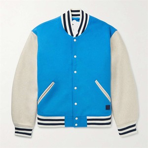 Oem Custom Satin Varsity Baseball Letterman <b>Jackets</b> Customized Varsity <b>Jacket</b> Chenille <b>Mens</b> Varsity <b>Jacket</b> with Leather Sleeves - Product Image 1