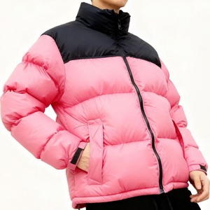 Lightweight <b>thermal</b> mens puffer jacket insulated <b>padded</b> fabric comfortable winter wear OEM ODM durable stitching cold resistant - Product Image 5