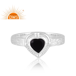 Handmade Design 925 Sterling Silver Natural <b>Black</b> Onyx Gemstone <b>Ring</b> Custom Jewelry For <b>Women</b> Gift For Her - Product Image 3
