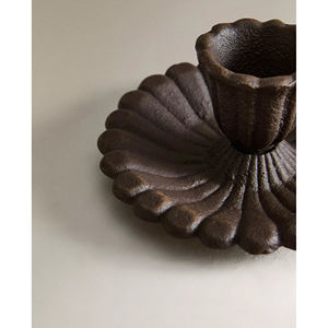 Candelero cónico de Metal de último diseño, acabado rústico antiguo para el hogar y la decoración de mesa de Navidad, portavelas - Product Image 4