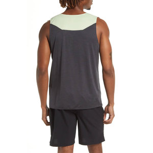 Débardeurs de sport personnalisés en coton/fibre de bambou respirants pour hommes 2025 – Maillots de corps athlétiques sans manches à col rond pour la course - Product Image 5