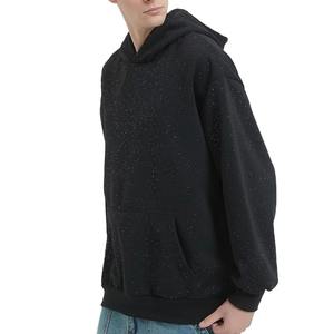 Sudadera con capucha de diamantes de imitación para hombre, ligera, transpirable, de estilo único, gran oferta, recién llegado, sudaderas con capucha de diamantes de imitación para hombre - Product Image 3