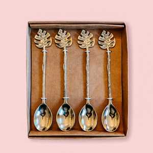 Vente en gros de cuillère de luxe à long manche en laiton antique faite à la main couverts de conception personnalisée à polir miroir couverts réutilisables vendeur chaud - Product Image 3