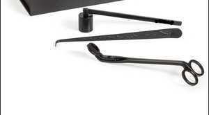 Eteignoir de bougie élégant en acier inoxydable accessoire à motifs en gros pour ensembles d'entretien de bougies accessoires de parfum - Product Image 5