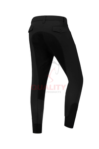 Pantalones de Montar a Caballo para Hombre, Modernos, Suaves y Cómodos, de Tela Elástica/Poliéster, Impermeables, de Secado Rápido, para Entrenamiento y Competición - Product Image 3