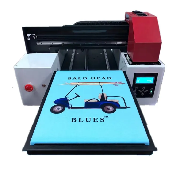 light and dark garment A2 size two table two I3200 heads t shirt printing device with white ink circulation