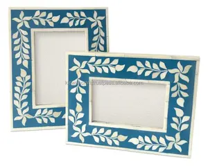 Design élégant et moderne incrustation d'os naturel et incrustation de résine cadre photo incrustation d'os pour décorations de maison et de jardin - Product Image 6