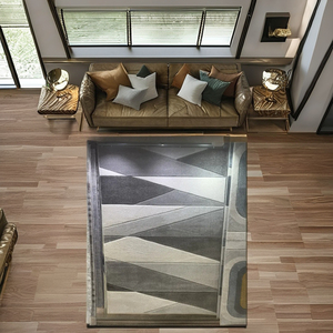 Alfombras peludas suaves curvadas a máquina, alfombras de la mejor calidad producidas por artesanía turca para lugares de gran área de sala de estar - Product Image 5