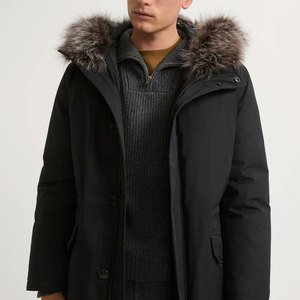 Parkas d'hiver décontractées pour hommes avec doublure en coton, veste parka pour hommes de haute qualité personnalisée - Product Image 2