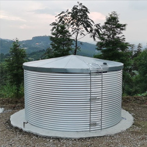 Gran oferta de tanques de almacenamiento de agua corrugada, fábrica personalizada, tanque de agua de acero galvanizado para beber, riego - Product Image 1
