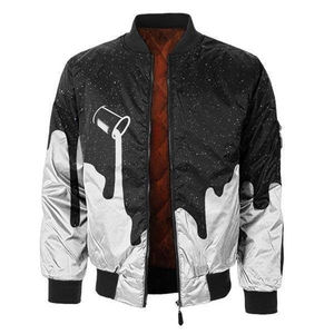 แจ็กเก็ตนักบินอันทางยุทธวิธี, แจ็คเก็ตนักบินหนาบุนวมสำหรับฤดูใบไม้ร่วงฤดูหนาวลำลอง - Product Image 2