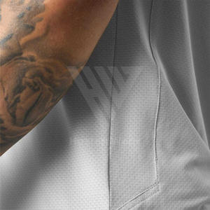 Sleeveless <b>Workout</b> <b>Hoodies</b> for Men-Custom Embroidered Breathable Quick Dry Pullover Fitness Tank Top - Product Image 3