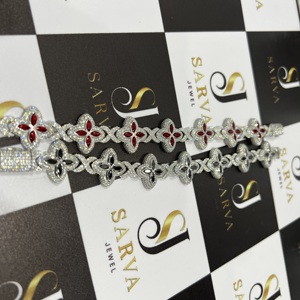 Bijoux en diamants VVS, bijoux fins en argent S925, bracelets à maillons, bracelets et joncs hip-hop plaqués or sur mesure pour femmes et hommes - Product Image 1