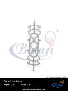 Balustres en fonte gris moderne en gros pour rampes de balcon, moulage au sable, surface super sablée, hautement polie - Product Image 4