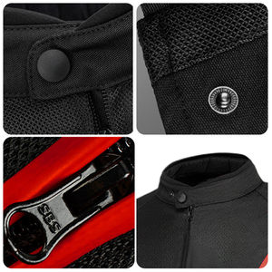 Traje de moto Cordura a prueba de viento personalizado, ropa deportiva de carreras, conjunto de chaqueta y pantalón, diseño de nailon de talla grande, impermeable para montar en moto - Product Image 4