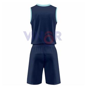 Ensemble d'uniformes de basket-ball à séchage rapide entièrement par sublimation sur mesure Fabrication professionnelle Uniforme de basket-ball - Product Image 2