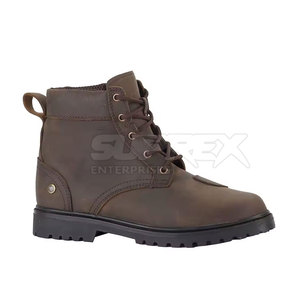 Premium SUPREX ENTERPRISES SE-WB-04 Unisex Steel Toe <b>Leather</b> <b>Work</b> <b>Boots</b> Rubber Midsole Genuine <b>Leather</b> Lining All Seasons Safety - Product Image 5