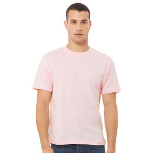 Ideal BELLA + CANVAS Hombres Pre-encogido Camiseta de manga corta de peso pesado Transpirable Ajustado Algodón Plus Streetwear Camiseta de peso pesado - Product Image 2