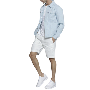Chaquetas de lona retro de otoño para hombre con impresión de logotipo personalizado estilo callejero para moda casual al aire libre y looks de moda urbana - Product Image 4