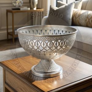 Cuenco de boda de lujo para arreglos florales y frutales - Product Image 1