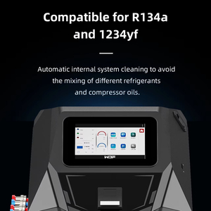 Station de récupération de réfrigérant directe d'usine avec séparateur d'huile pour gaz R32, compresseur 1HP, arrêt haute pression 38,5 bars - Product Image 3